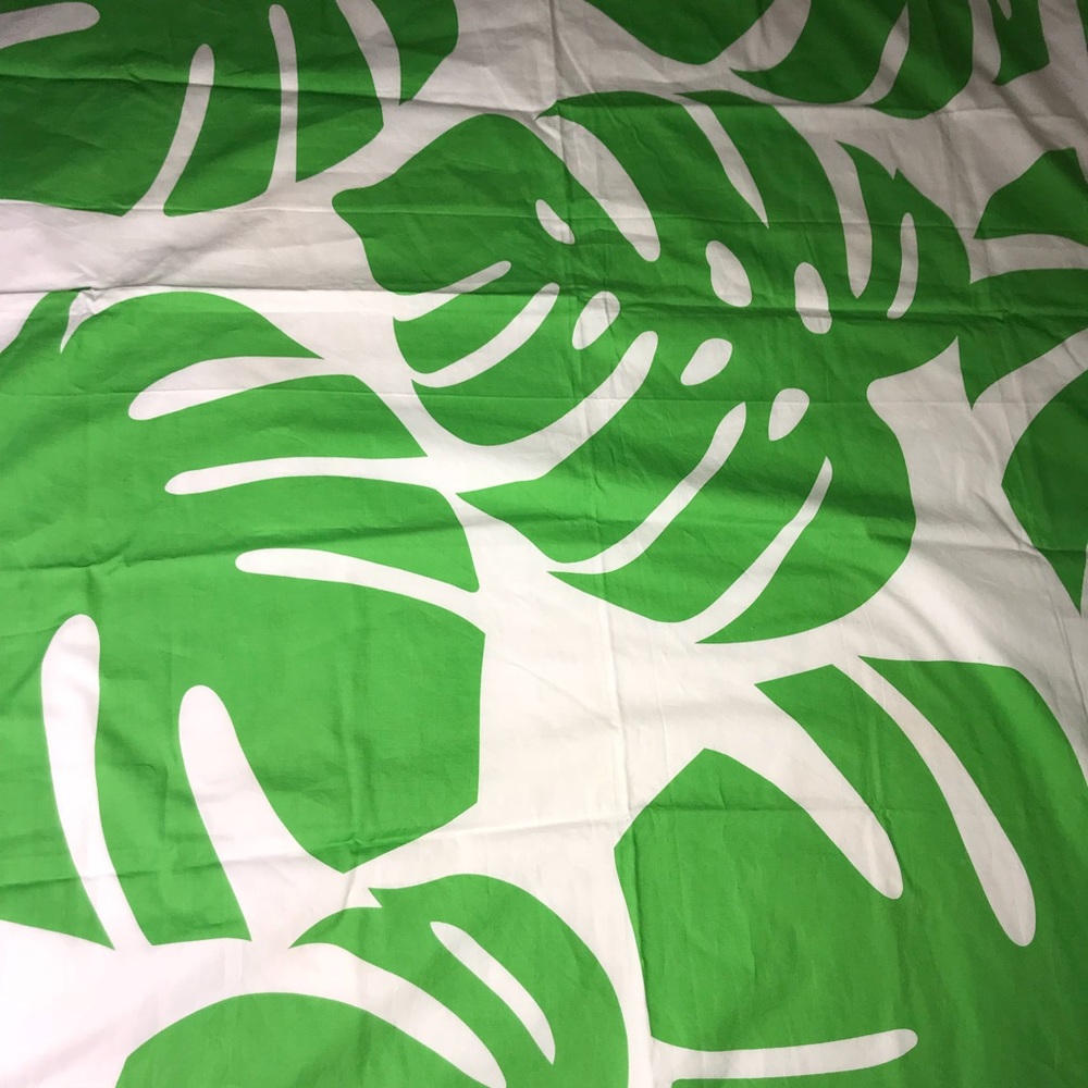 Green & white Michael Kors bathing suit cover up